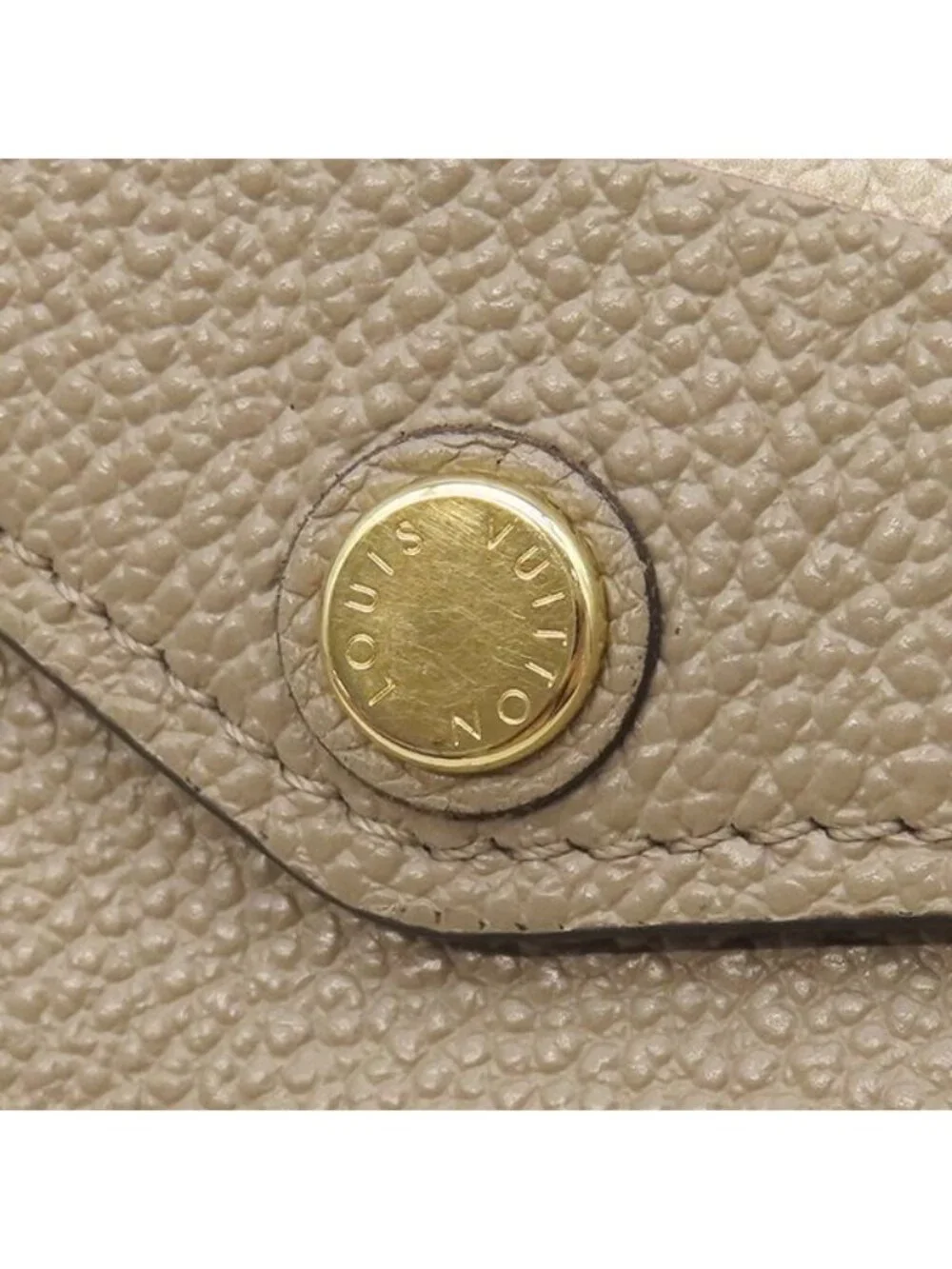 Louis Vuitton Wallet Portefeuille Sarah NM Monogram Empreinte Tourterelle Cream